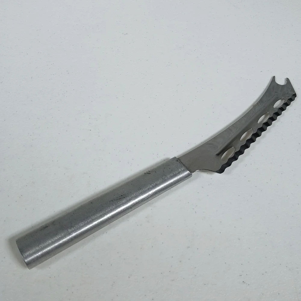 Rada Cutlery Cheese Knife Silver Serrated Slicing Tool
